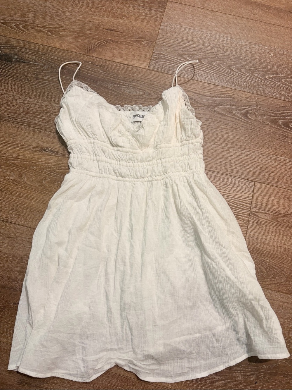 Princess Polly White Mini Sundress